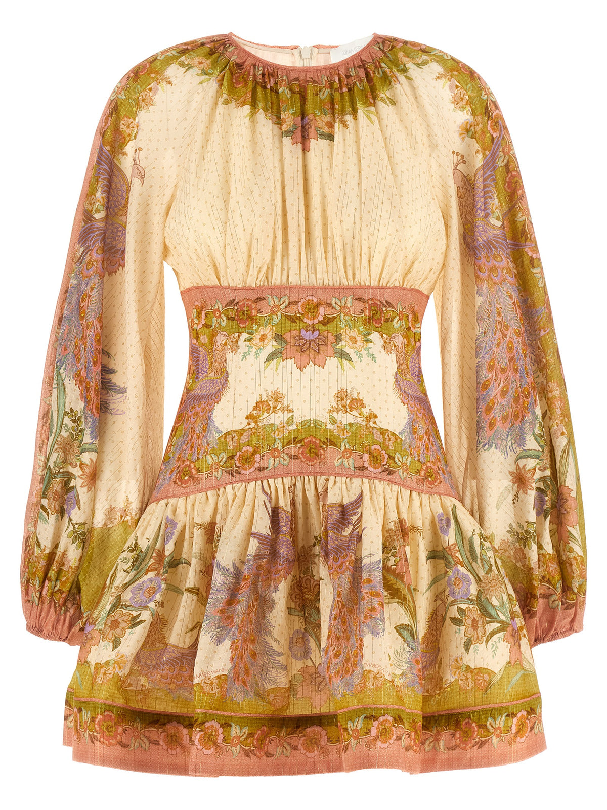 Multicolor Cotton Short Dress