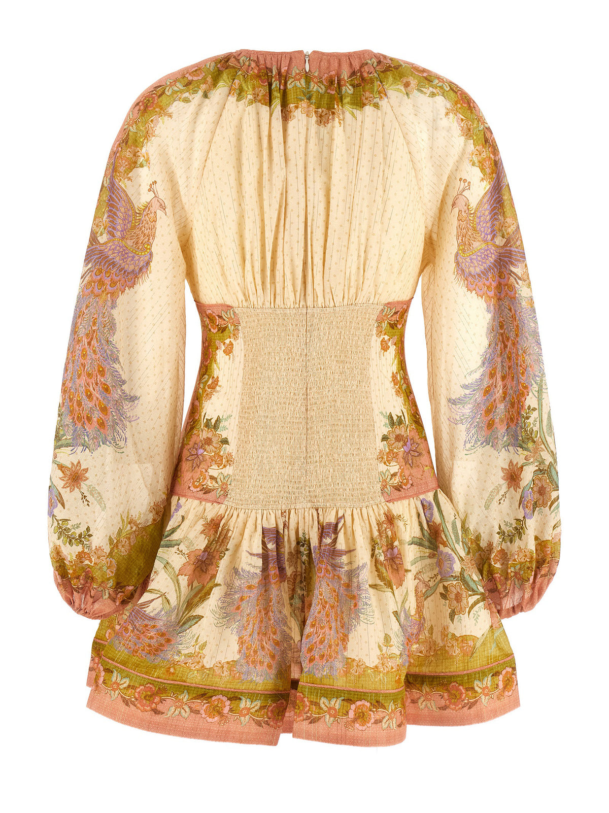 Multicolor Cotton Short Dress