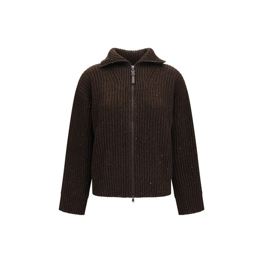 Brown Cashmere Sweatshirt
