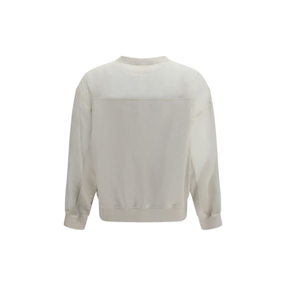 White Cotton Sweatshirt