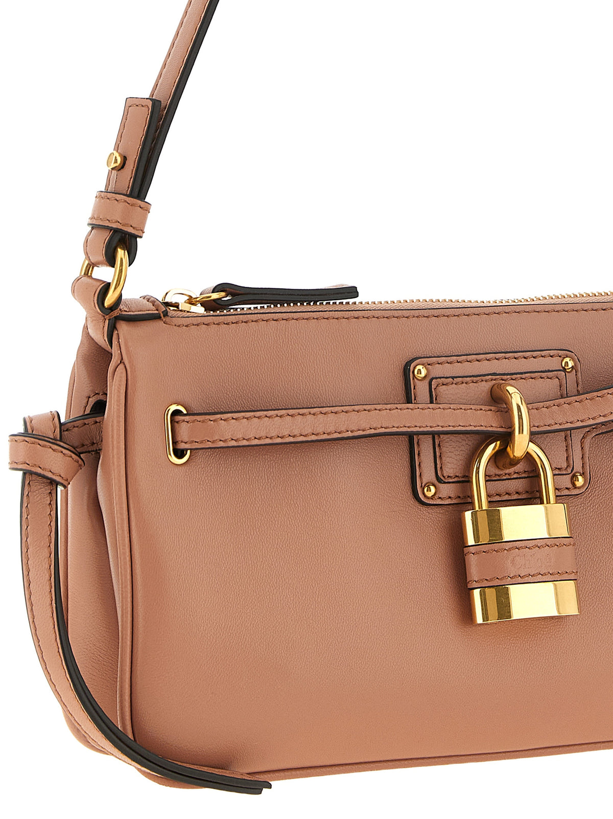 Multicolor Lamb Leather Clutch Bag