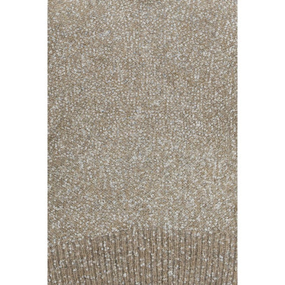 Beige Polyamide Sweatshirt