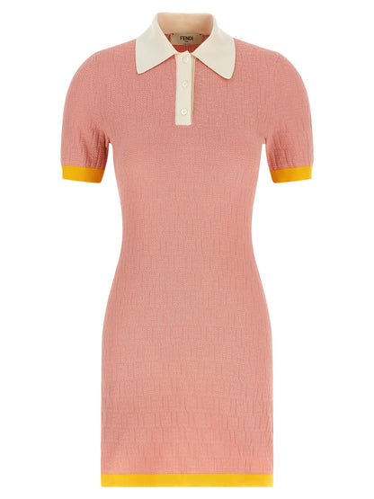 Multicolor Cotton Short Dress