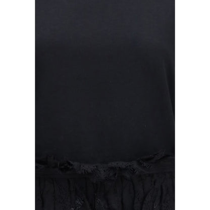 Black Cotton T-Shirt