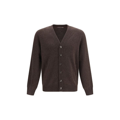 Brown Cashmere Cardigan