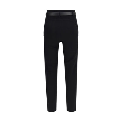 Black Viscose Skinny Pants