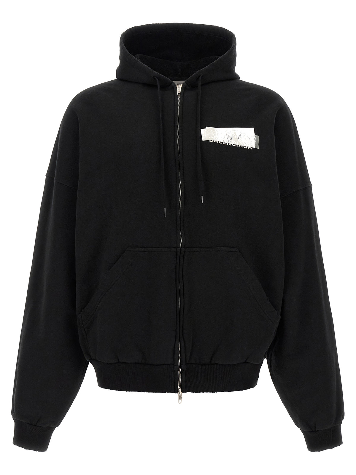 Black Cotton Sweatshirt