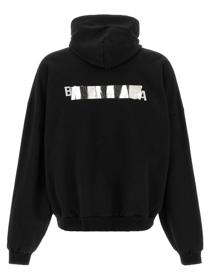 Black Cotton Sweatshirt