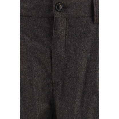 Brown Wool Oves Aries Cargo Pants