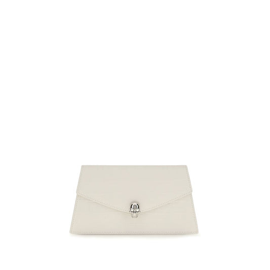 White Calf Leather Bos Taurus Shoulder Bag