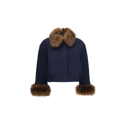 Blue Wool Oves Aries Jacket