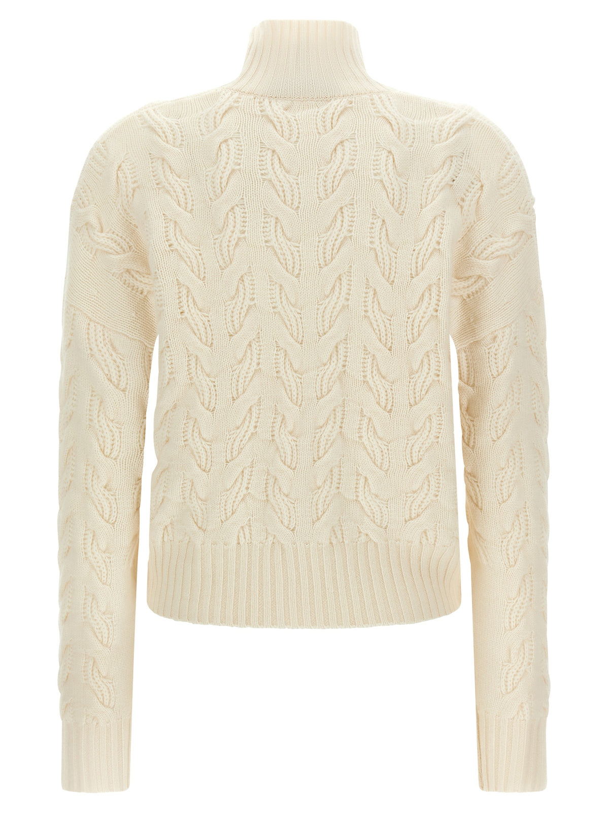 White Wool Cardigan