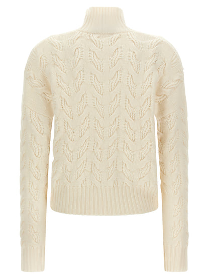 White Wool Cardigan