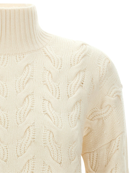 White Wool Cardigan