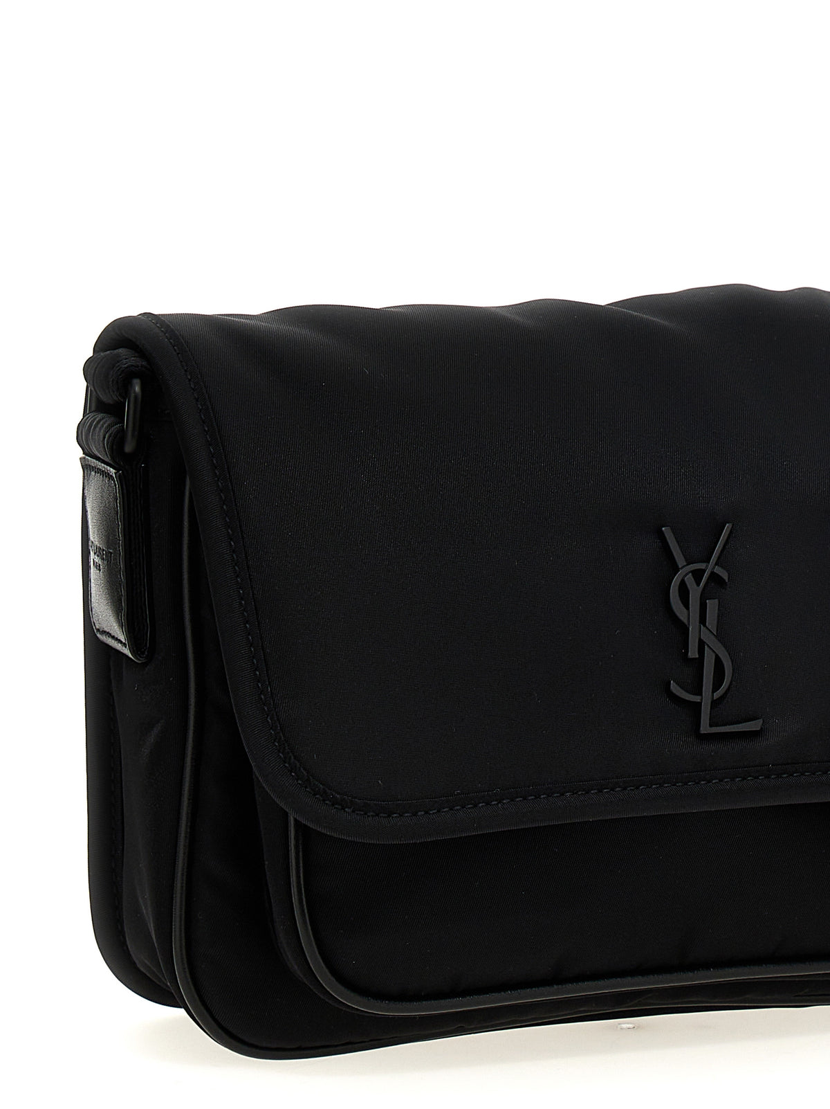 Black Polyamide Crossbody Bag