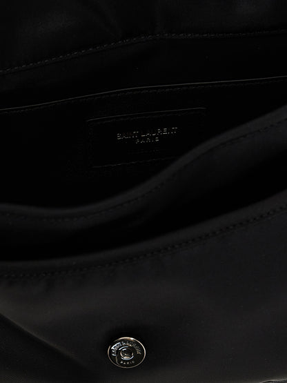 Black Polyamide Crossbody Bag