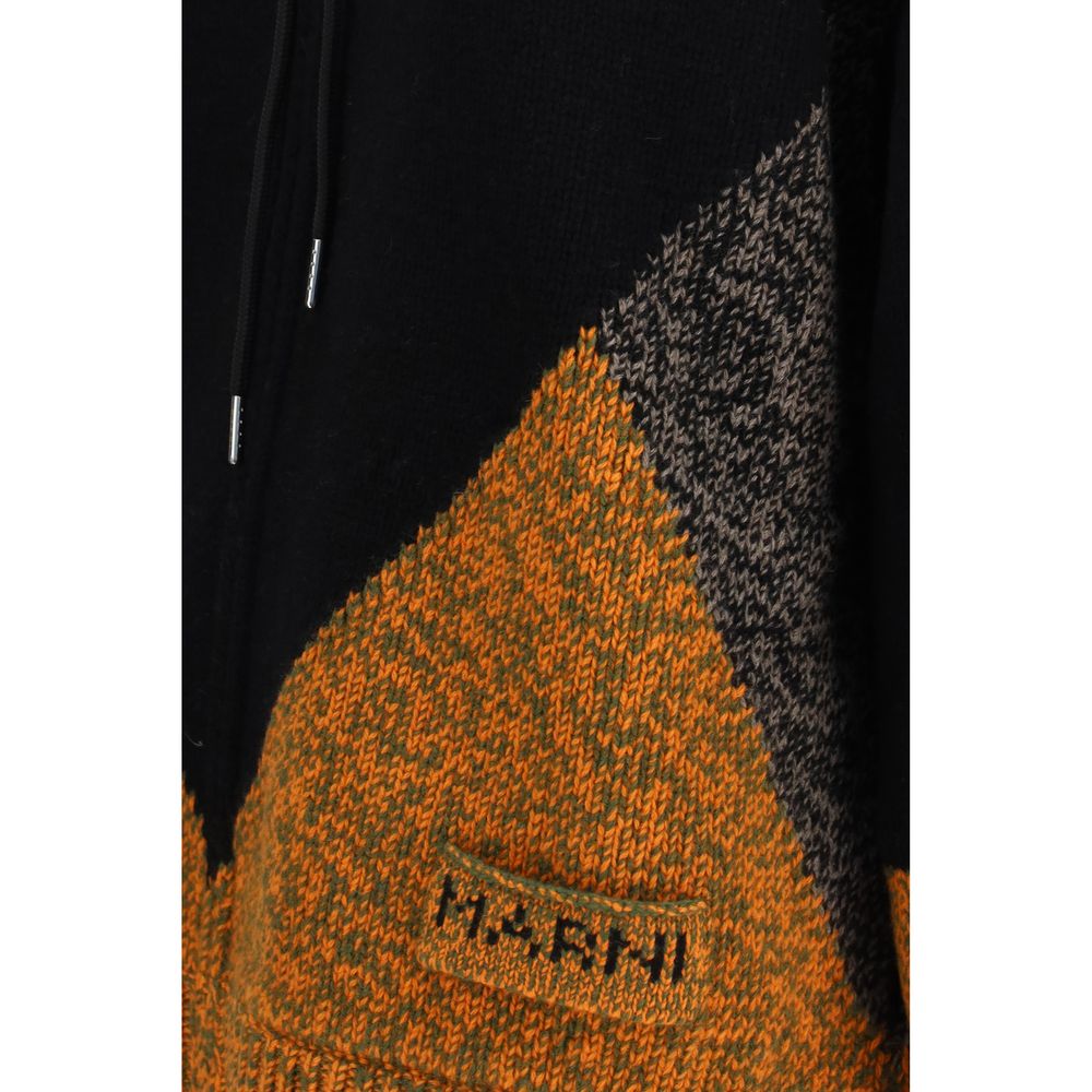 Multicolor Wool Oves Aries Full-Length Jacket