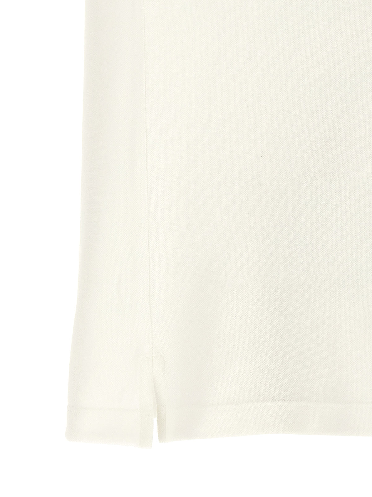 White Cotton Polo Shirt