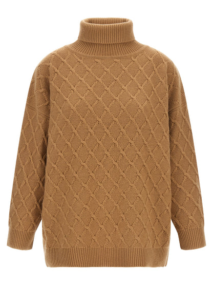 Beige Wool Cardigan