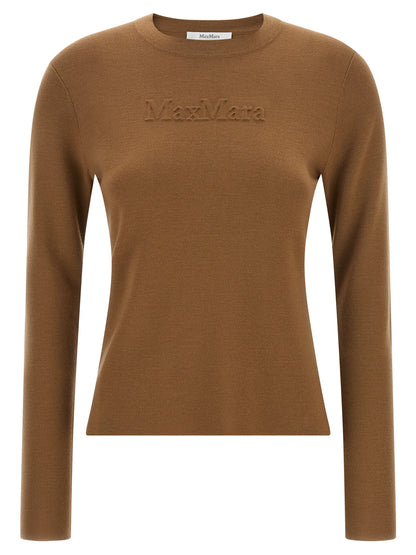 Beige Virgin Wool Cardigan
