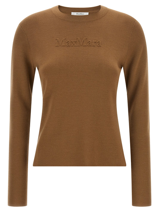 Beige Virgin Wool Cardigan