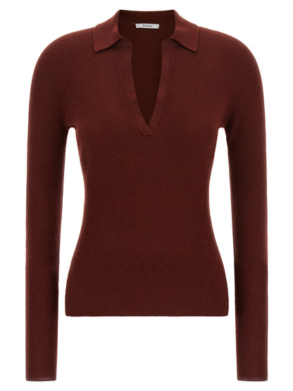 Bordeaux Cashmere Polo Shirt