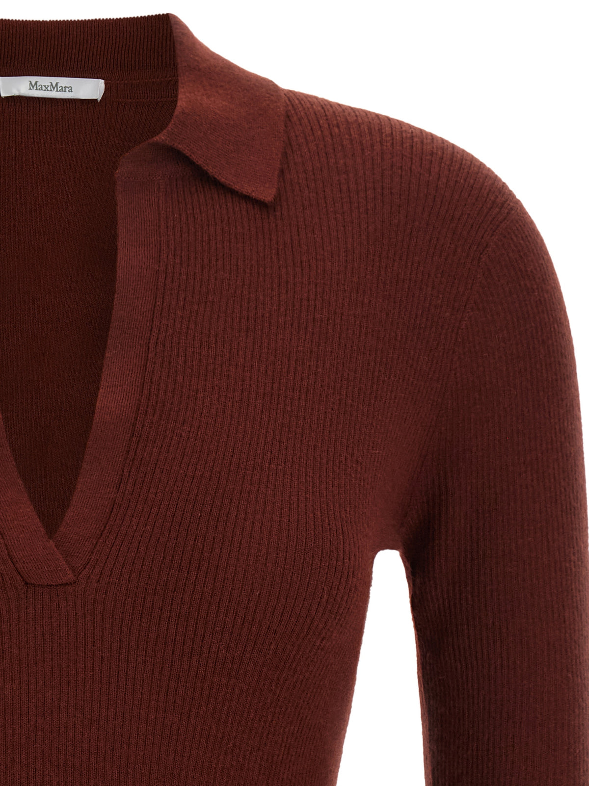 Bordeaux Cashmere Polo Shirt