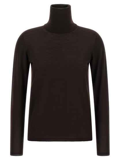 Brown Virgin Wool Cardigan