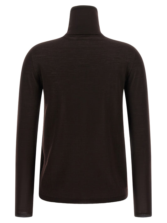 Brown Virgin Wool Cardigan
