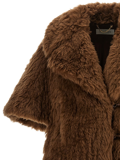 Brown Virgin Wool Coat
