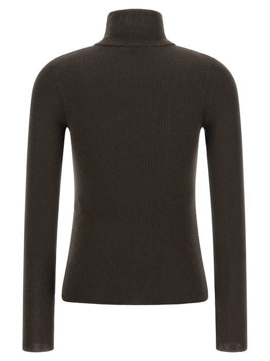 Brown Virgin Wool Cardigan
