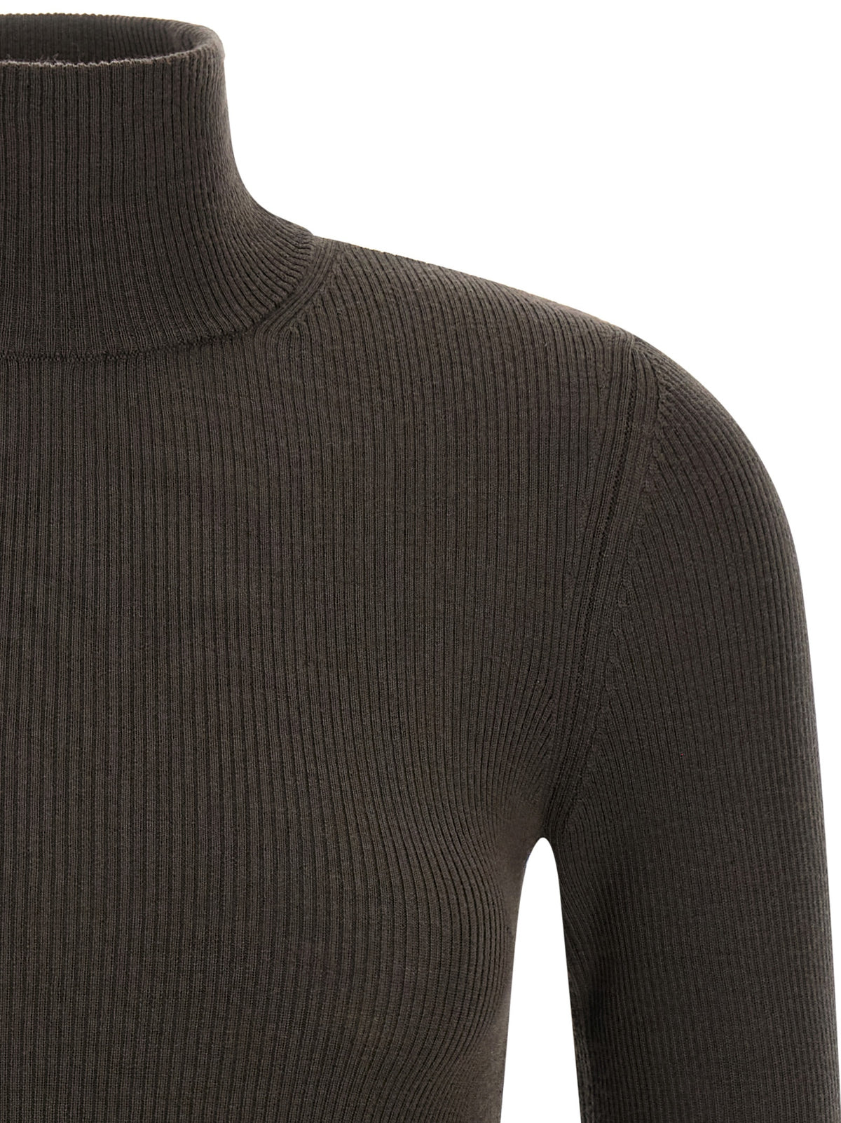 Brown Virgin Wool Cardigan