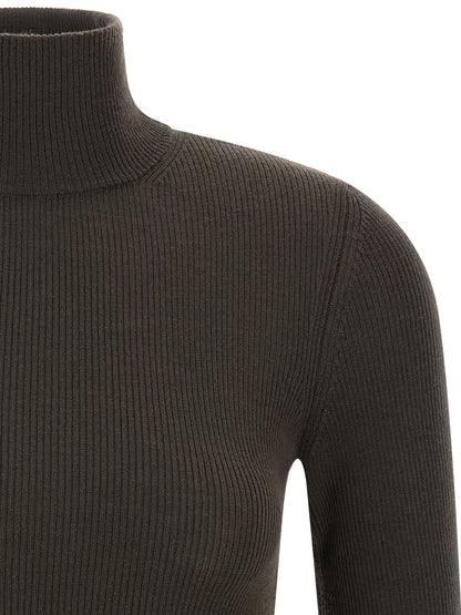 Brown Virgin Wool Cardigan