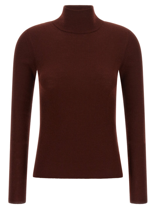 Bordeaux Virgin Wool Cardigan