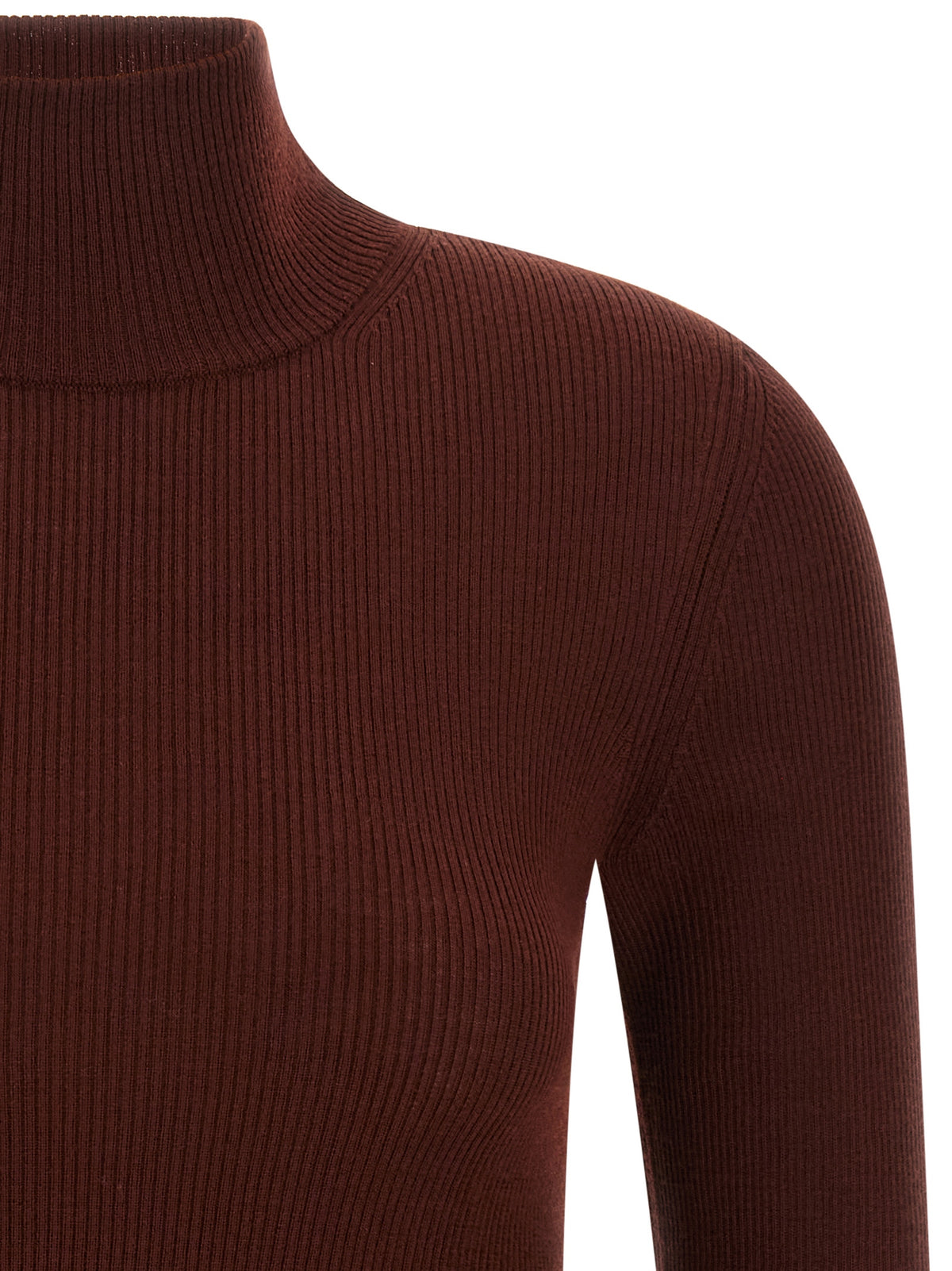 Bordeaux Virgin Wool Cardigan