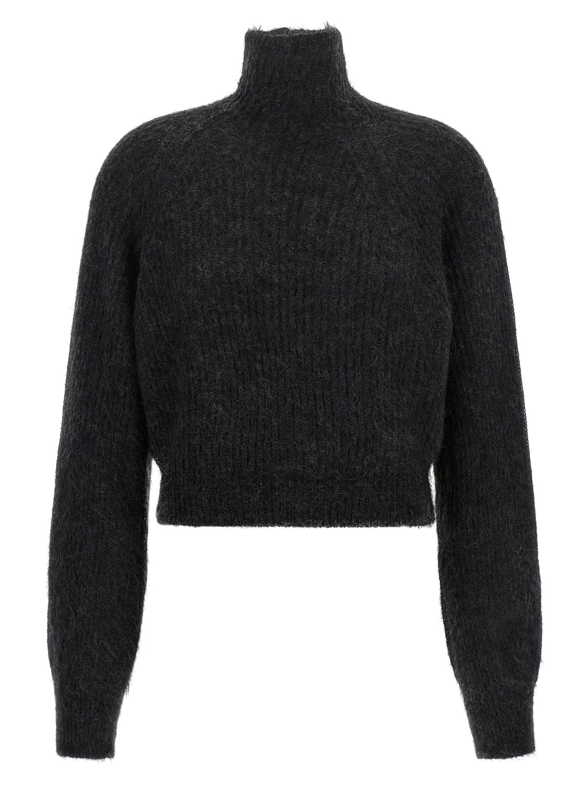 Black Wool Cardigan
