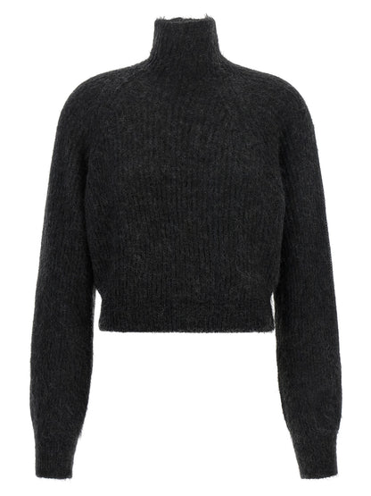 Black Wool Cardigan