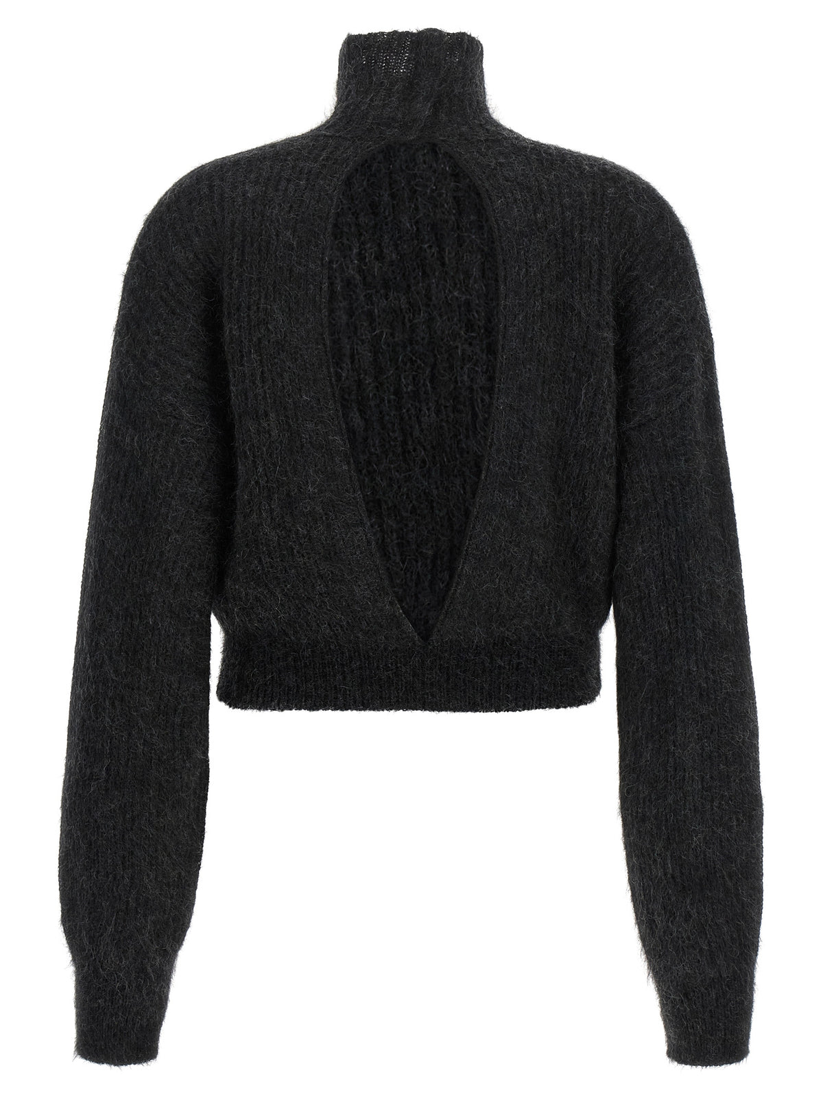 Black Wool Cardigan