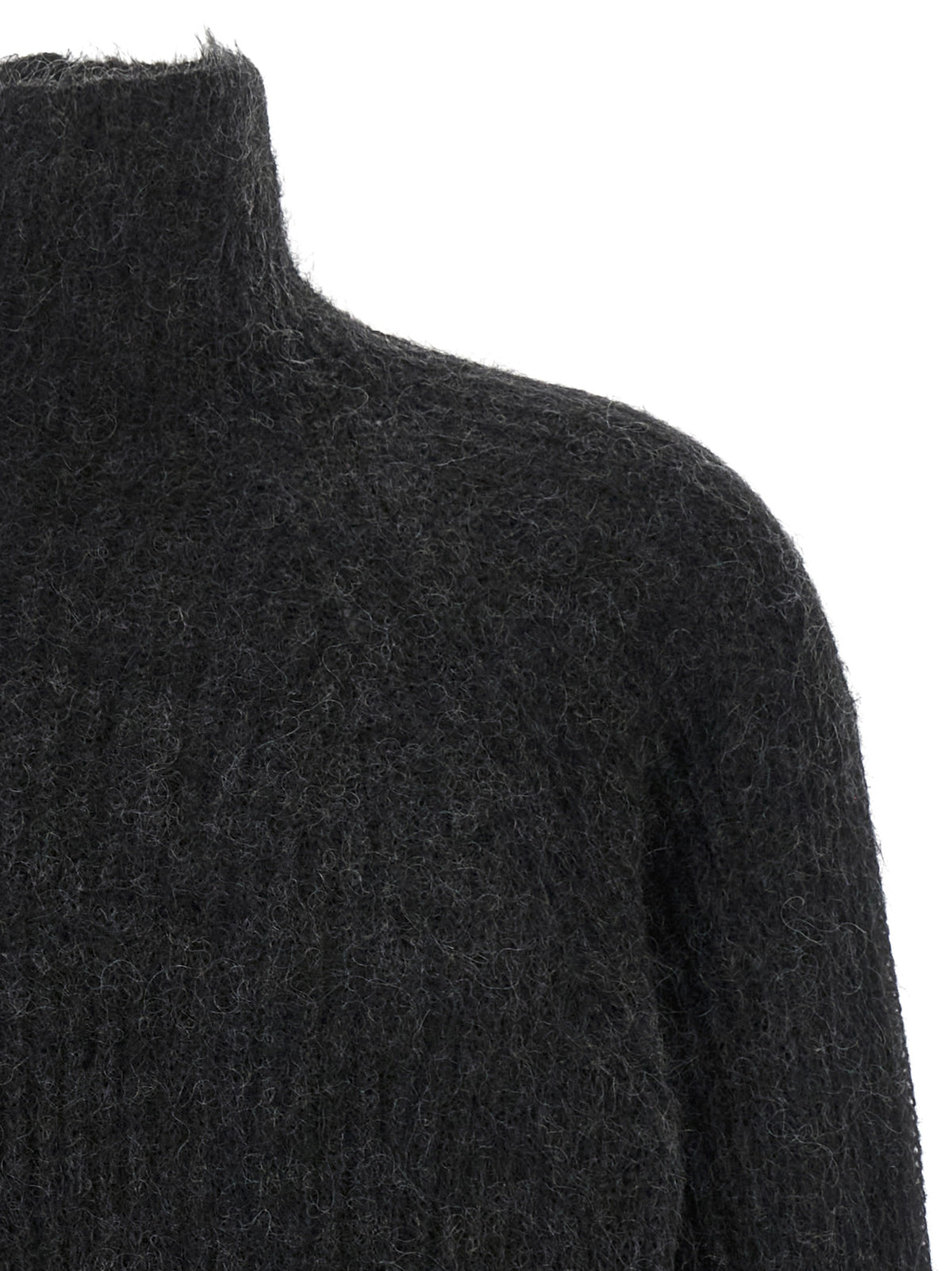Black Wool Cardigan