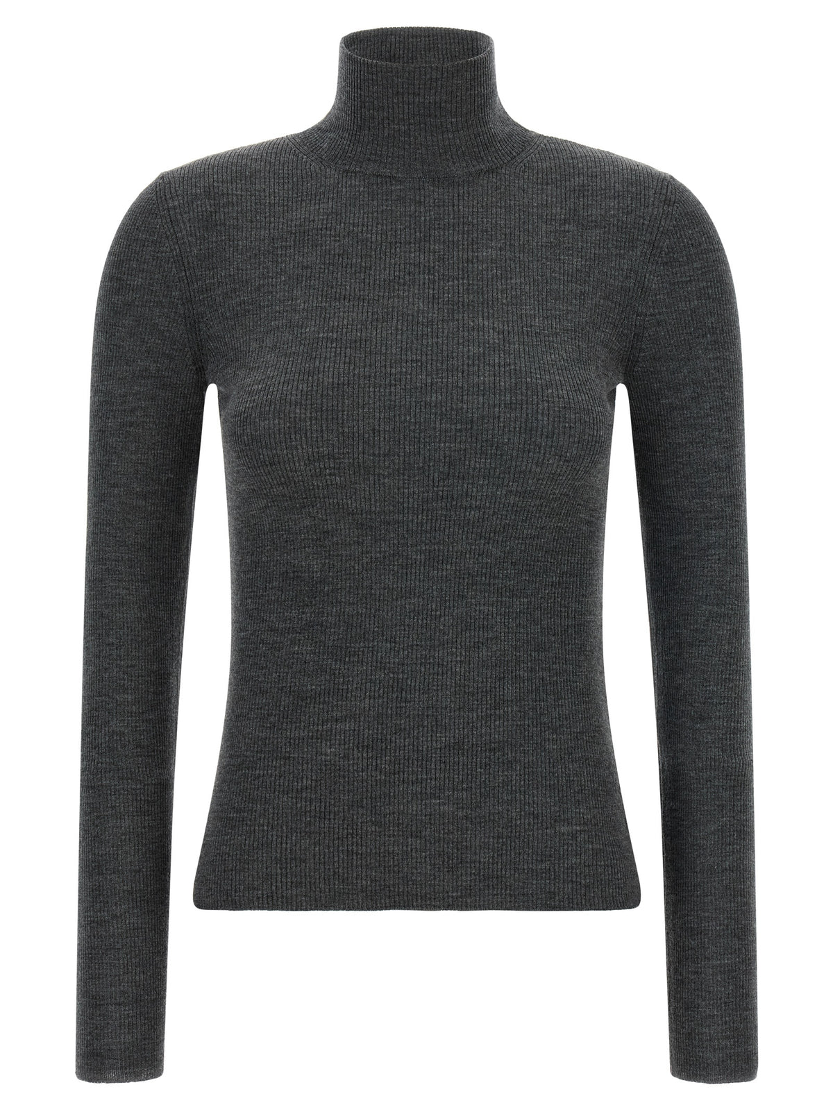 Gray Virgin Wool Cardigan