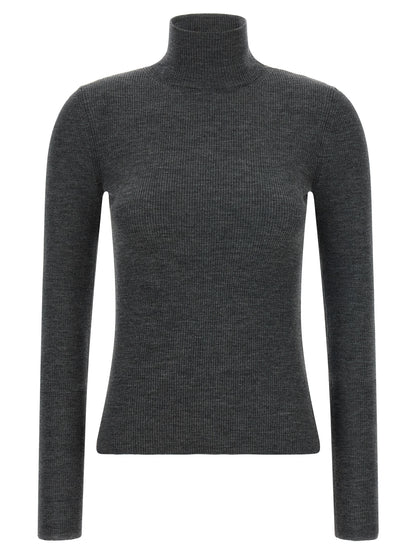 Gray Virgin Wool Cardigan