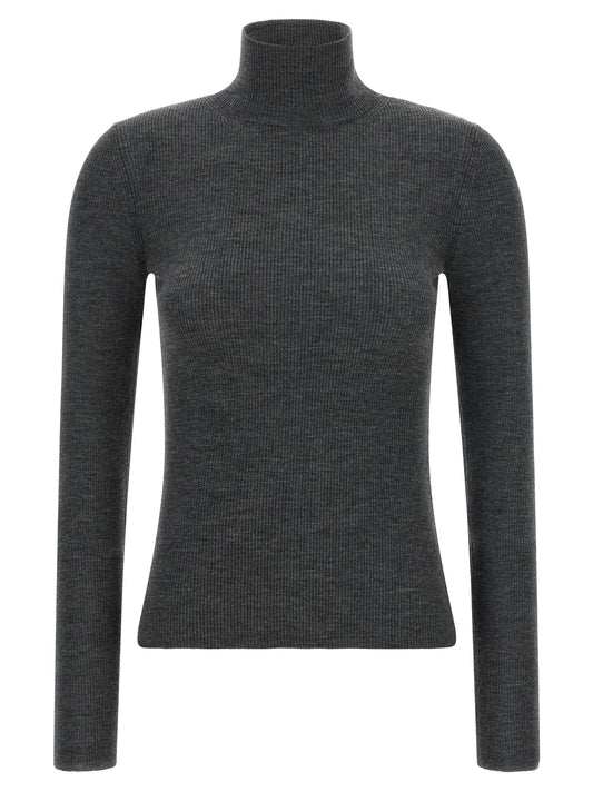 Gray Virgin Wool Cardigan