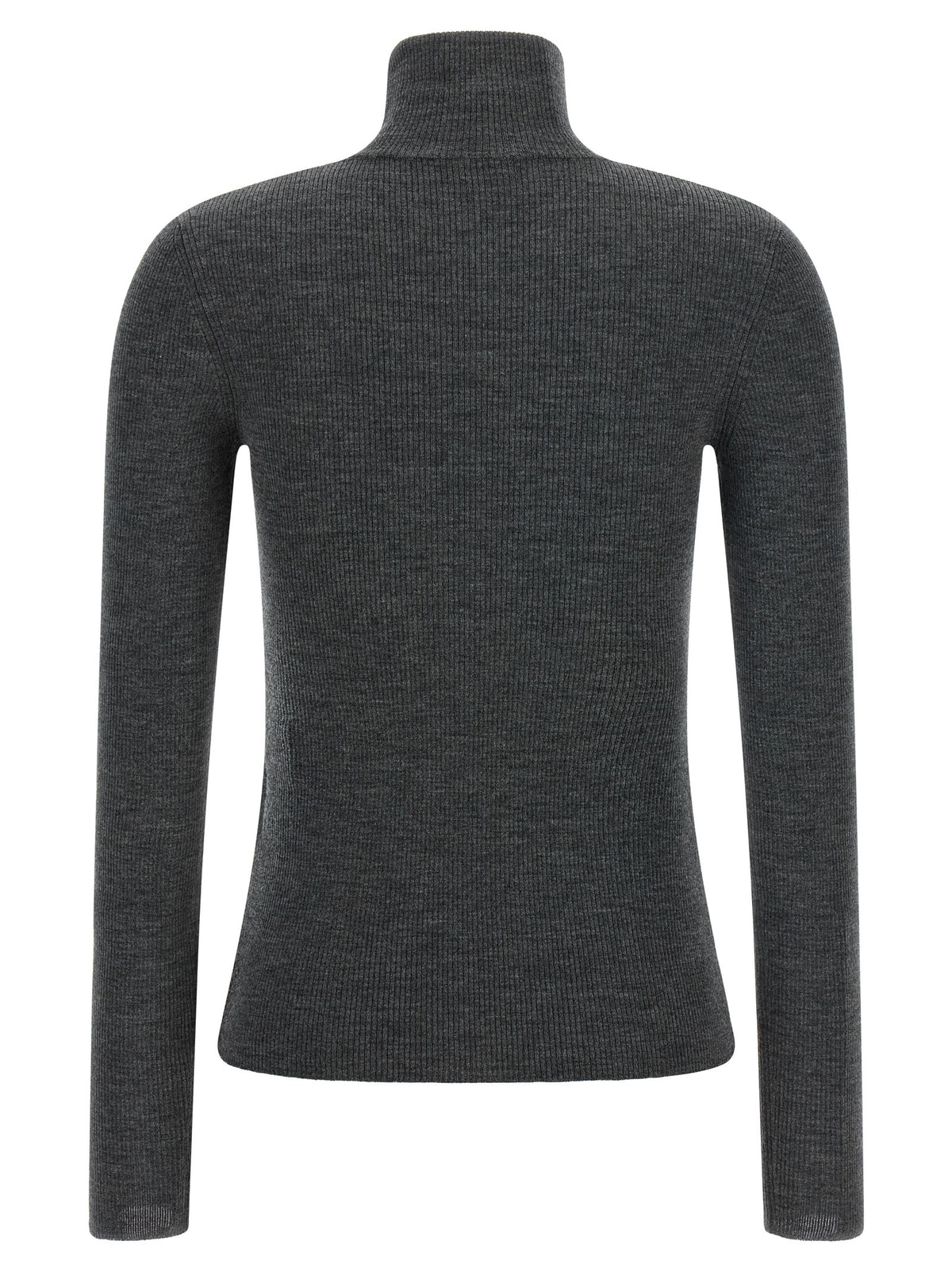 Gray Virgin Wool Cardigan