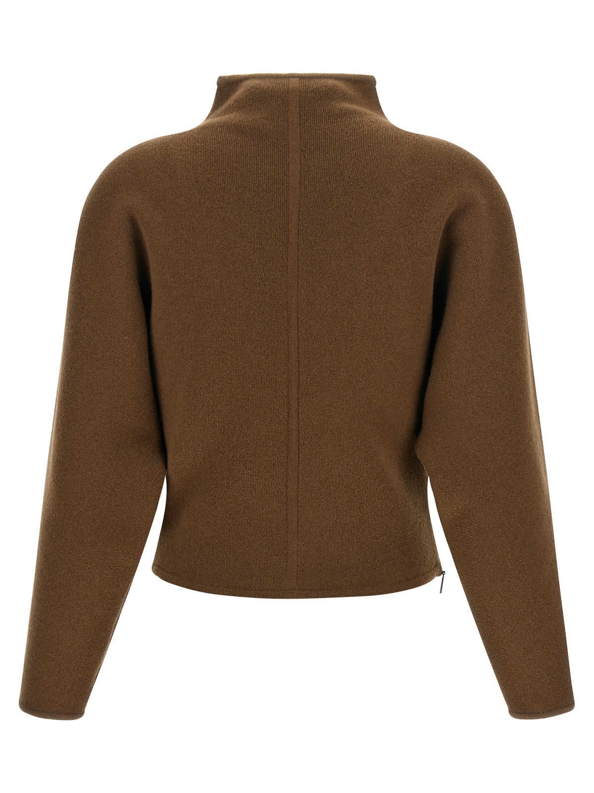 Brown Virgin Wool Cardigan