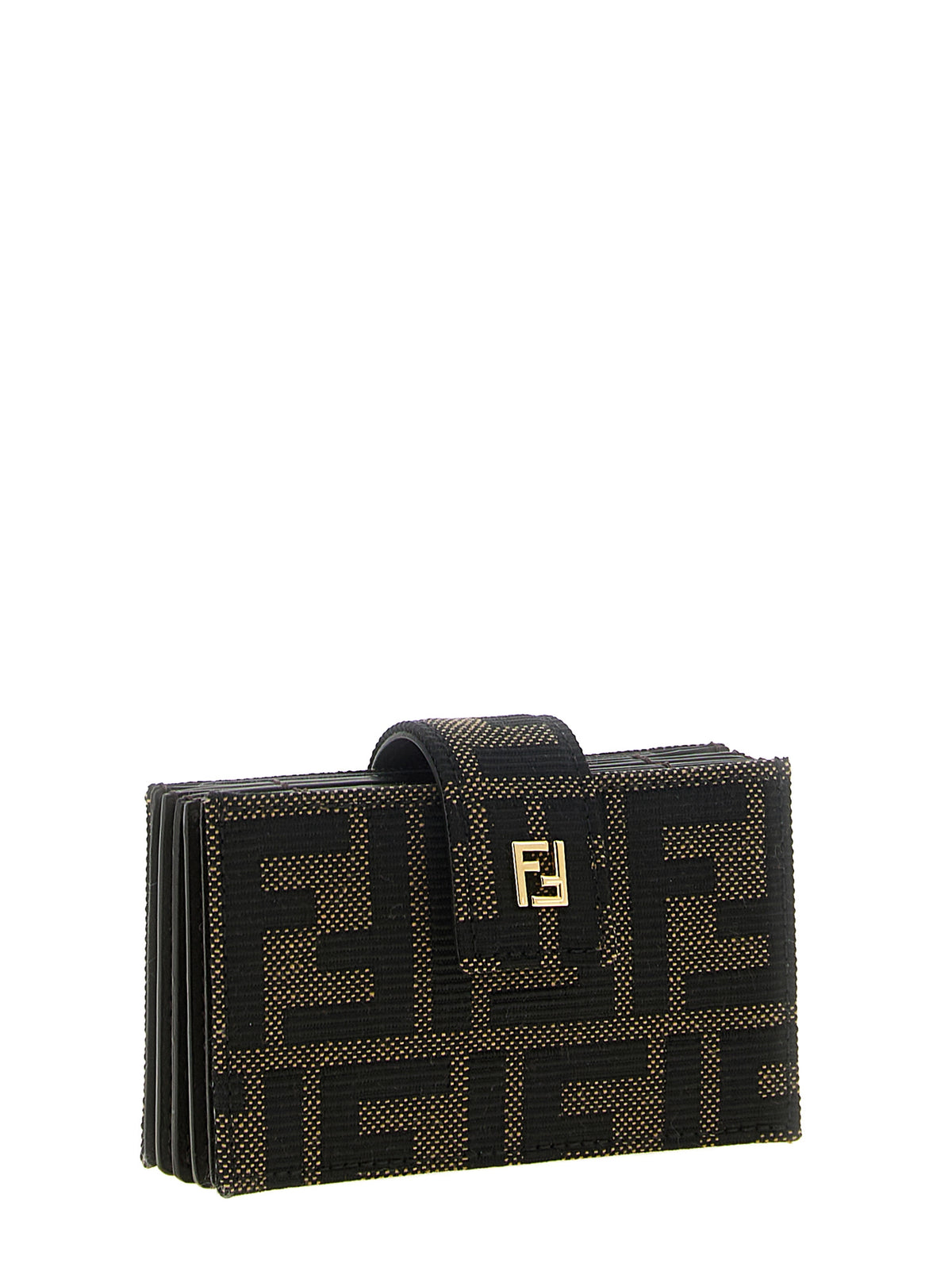 Brown Polyester Cardholder