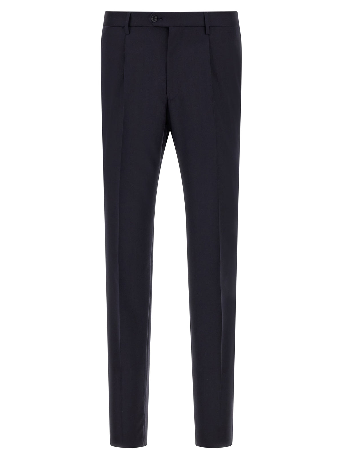 Blue Virgin Wool Two-Piece Suit