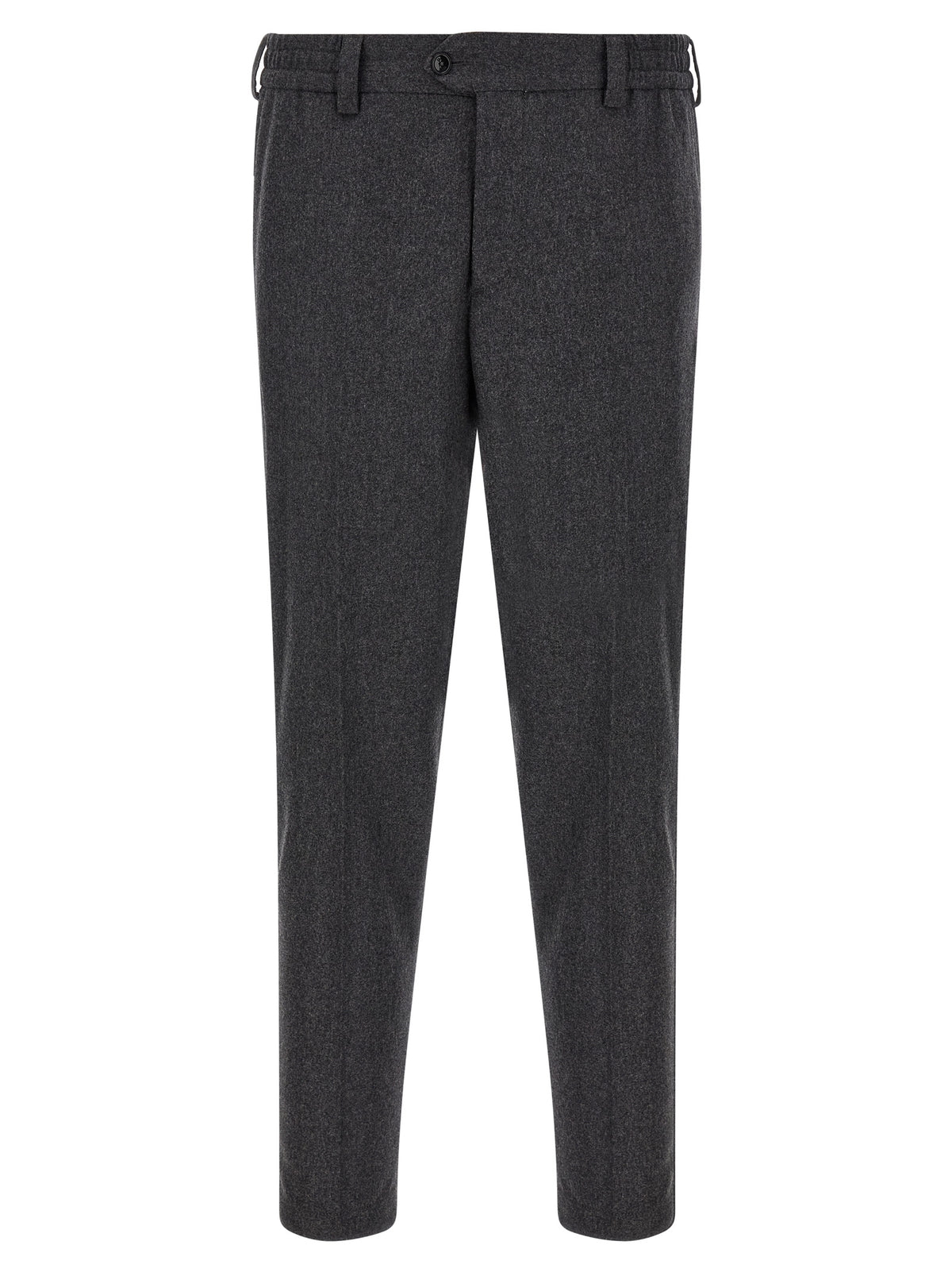Gray Virgin Wool Dress Pants