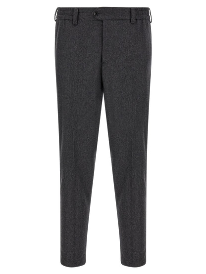 Gray Virgin Wool Dress Pants