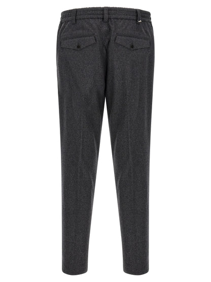 Gray Virgin Wool Dress Pants