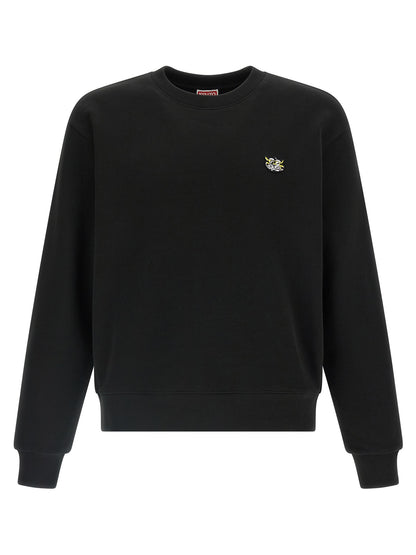 Black Cotton Sweatshirt